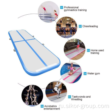 Оптовая индивидуальная надувная йога коврик воздушная подушка гимнастика мата боевые искусства воздушная подушка